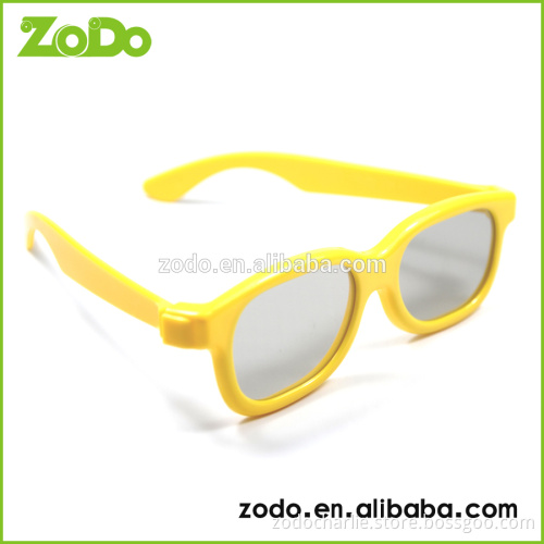 HOT Selling! circular polarized plastic 3d glasses, wholesale 3d glasses for sale